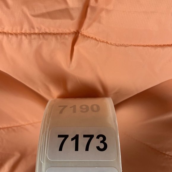 Alpine Design Puffer Vest Jacket Women's Large Orange Shortie Quilted 7173 - Picture 8 of 8